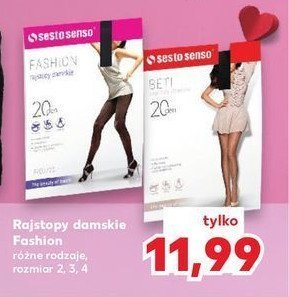 Rajstopy damskie 20 den Sesto senso promocja