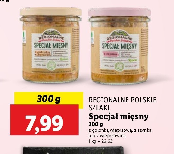 Specjał mięsny z golonką wieprzową REGIONALNE SZLAKI promocja