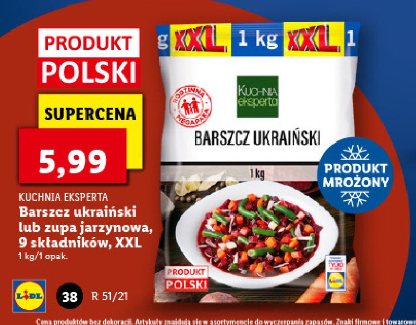 Barszcz ukraiński promocja w Chorten