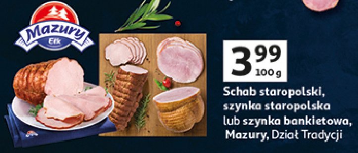 Szynka staropolska Mazury ełk promocja w Auchan