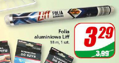 Folia aluminiowa 18 m Liff promocja