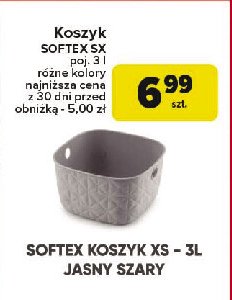 Koszyk softex 3 l Curver promocja w Carrefour Market