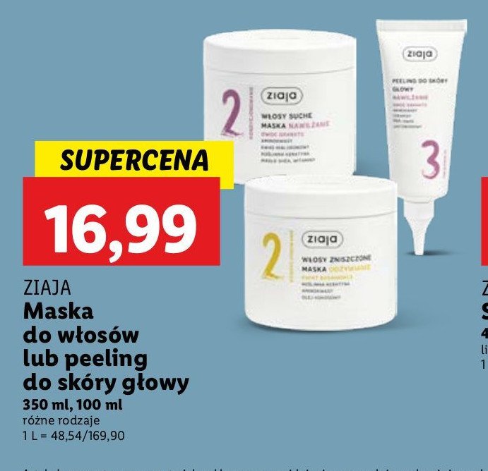 Peeling do skóry głowy owoc granatu Ziaja promocja