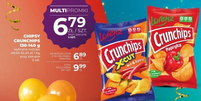 Chipsy CRUNCHIPS 130-160 g Papryka promocja w Duży Ben