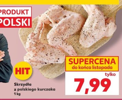 Skrzydła z polskiego kurczaka 1 kg promocja w Kaufland