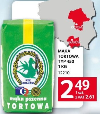 Mąka pszenna tortowa typ 450 1kg promocja w Selgros
