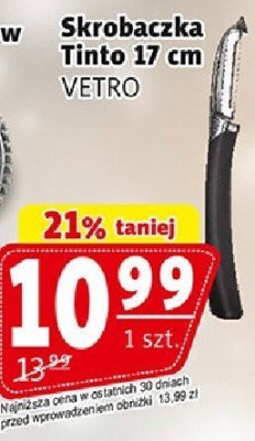 Skrobaczka Tinto 17 cm VETRO promocja w Prim Market