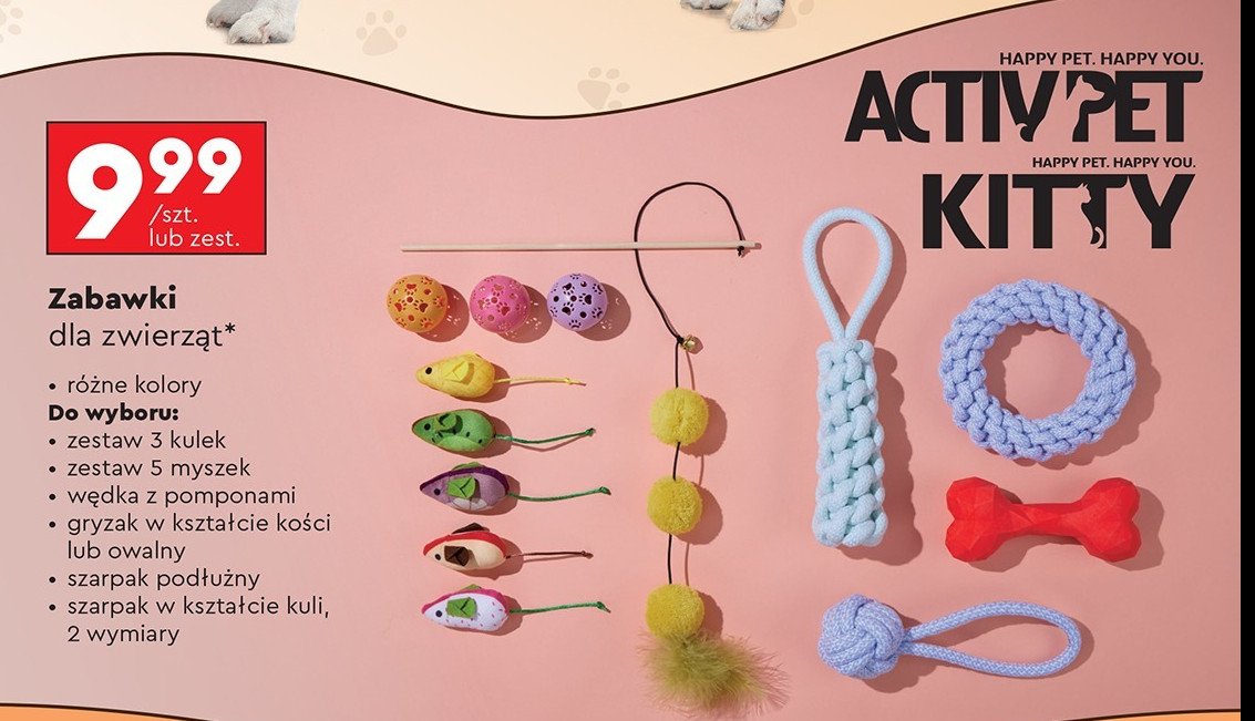 Kulki dla kota Activ pet promocja w Biedronka