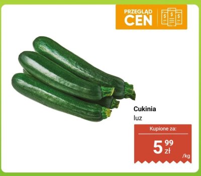 Cukinia luz promocja w Dino