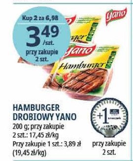 Hamburgery Yano promocja