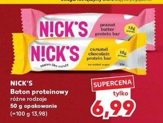 Baton peanut butter N!ck's promocja w Kaufland