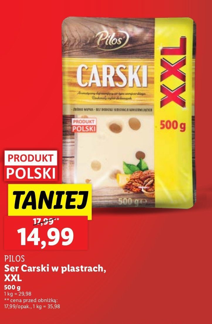 Ser carski Pilos promocja