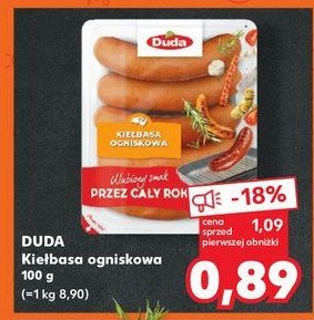 Kiełbasa ogniskowa Silesia duda promocja