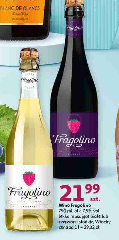 Wino FRAGOLINO ROSATO promocja w Auchan