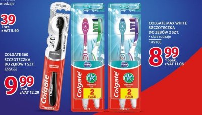 Szczoteczka do zębów Colgate Max White 2 szt. promocja w Selgros