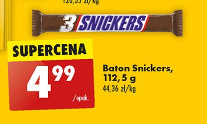 Baton Snickers trio promocja w Biedronka