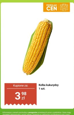 Kolba kukurydzy 1 szt. promocja w Biedronka