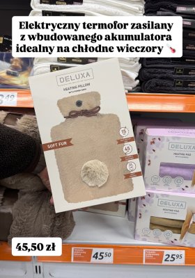 Termofor elektryczny zasilany z wbudowanego akumulatora promocja w Action