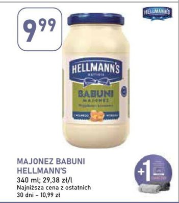 Majonez Babuni Hellmann's promocja w Stokrotka