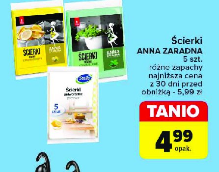 Ścierki uniwersalne zapachowe Anna zaradna promocja