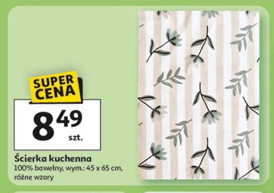 Ścierka kuchenna promocja w Auchan