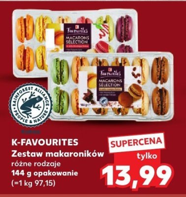 Zestaw makaroników, różne rodzaje promocja w Kaufland