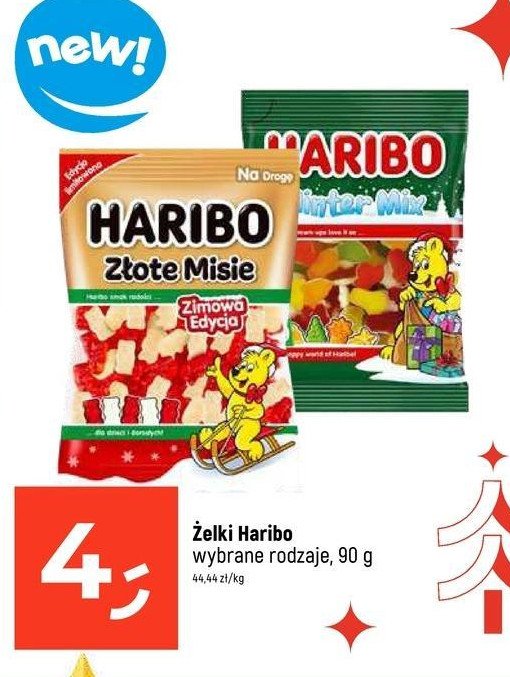 Żelki HARIBO WINTER MIX promocja w Dealz