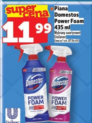 Piana Domestos Power Foam 435 ml promocja w TOPAZ