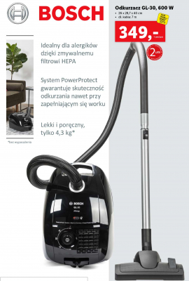 Odkurzacz gl-30 Bosch promocja
