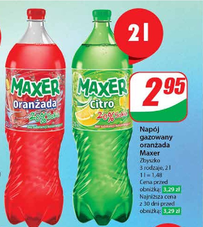 Napój citro Maxer promocja