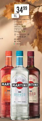 Aperitivo Martini 3 rodzaje 1L 14.5% promocja w Dino