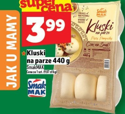 Kluski na parze 440 g promocja w TOPAZ