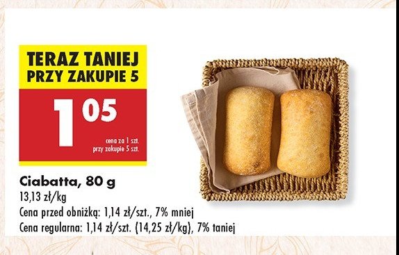 Ciabatta promocja w Biedronka