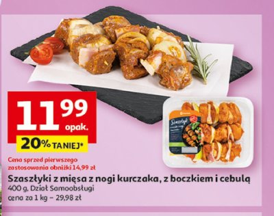 Szasz艂yki drobiowe z cebul膮 i boczkiem Superdrob promocja