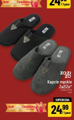 Kapcie męskie ZaZiZo promocja w POLOmarket