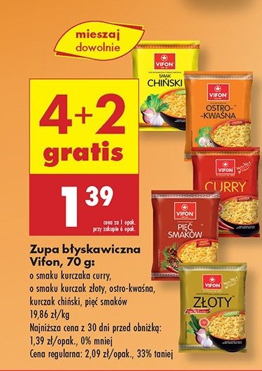 Zupa kurczak z艂oty Vifon promocja
