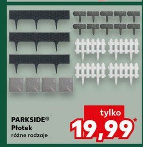 Płotek ogrodowy Parkside promocja w Kaufland