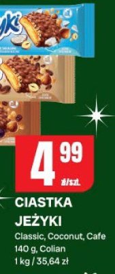 Ciastka Jeżyki Classic, Coconut, Cafe promocja w Chorten