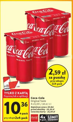 Cola promocja w Intermarche