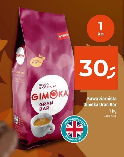 Kawa Gimoka gran bar promocja