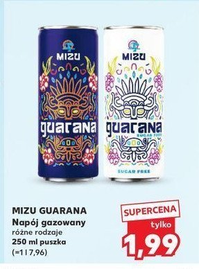 Nap贸j tropical guava zero Mizu guarana promocja