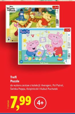 Puzzle Kubuś Puchatek promocja w Lidl
