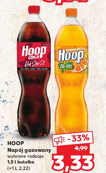 Napoj Hoop pomara艅cza promocja