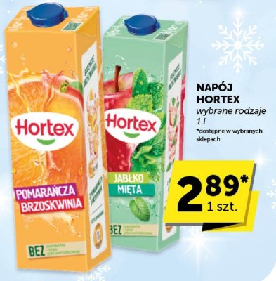 Napój Hortex wybrane rodzaje 1 l promocja w Groszek