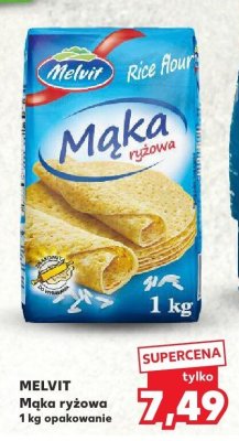 Mąka ryżowa 1 kg Melvit promocja w Kaufland