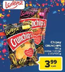 Chipsy ser Crunchips Crunchips lorenz promocja