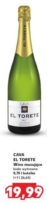 Wino Cava el torete promocja w Kaufland