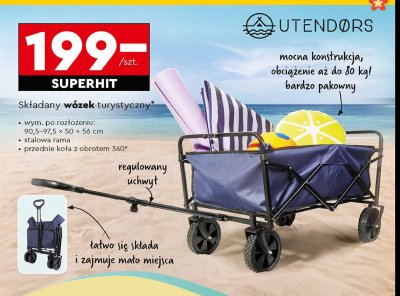 Wózek turystyczny 90.5 x 97.5 x 56 cm Utendors promocja