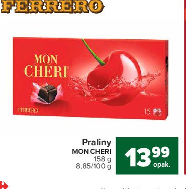 Pralinki Ferrero mon cheri promocja