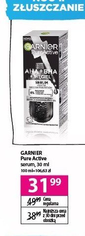 Serum przeciw niedoskonałościom do twarzy Garnier pure active promocja